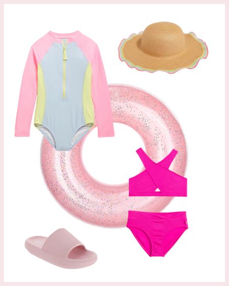 Cutest swim outfit idea for girls 

#LTKkids #LTKswim #LTKfindsunder100