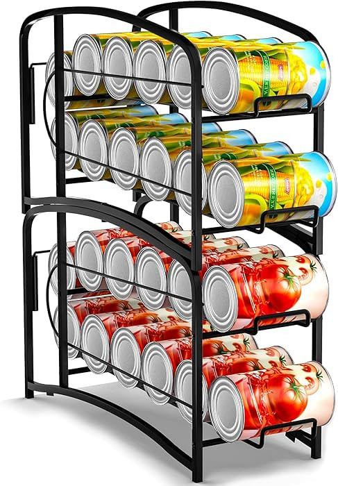 AULEDIO Stackable Beverage Can Dispenser Rack, Storage Organizer Holder for Canned food or Pantry... | Amazon (US)
