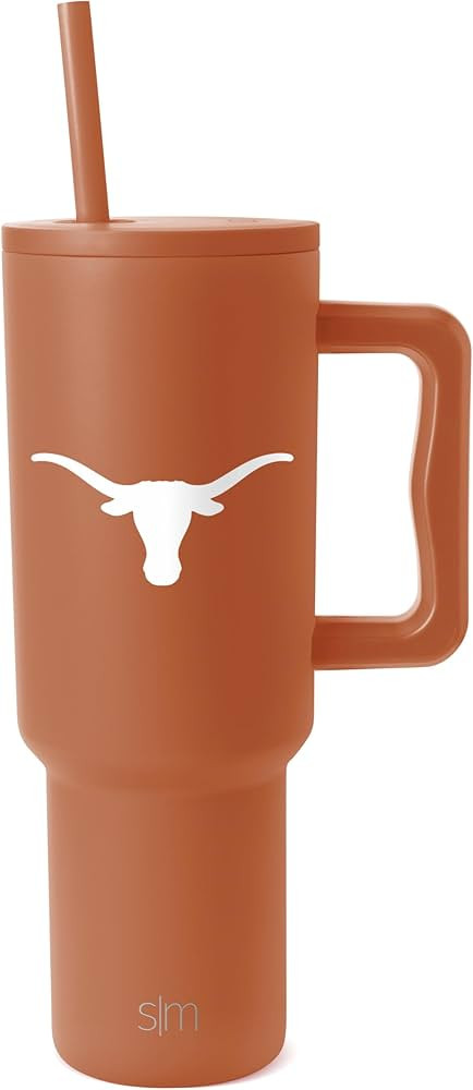 Simple Modern Officially Licensed Collegiate Texas Longhorns 40oz Tumbler with Handle and Straw L... | Amazon (US)