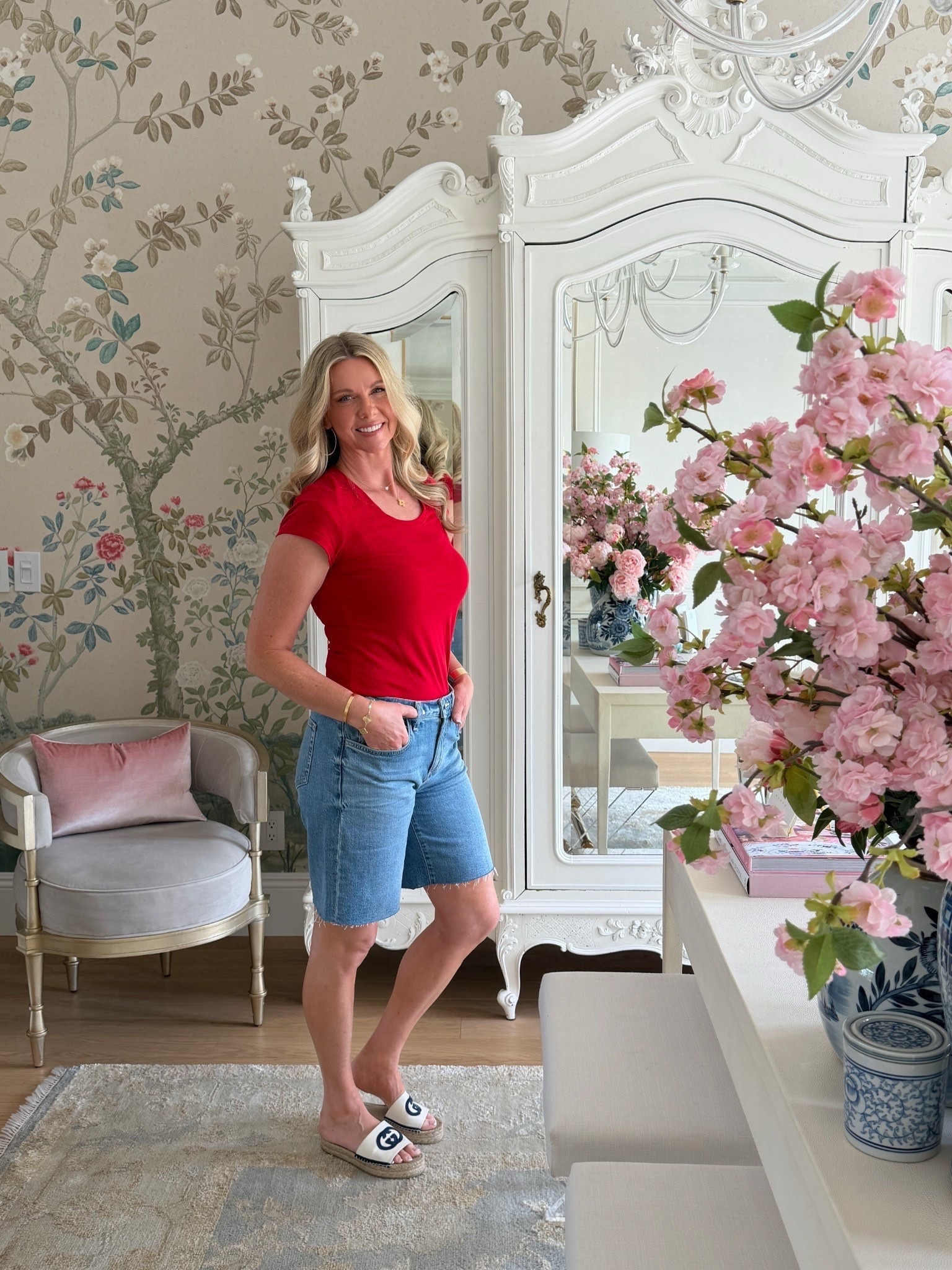 Cute spring outfit with spring and summer closet staples.

#LTKOver40 #LTKootd #LTKmomlife