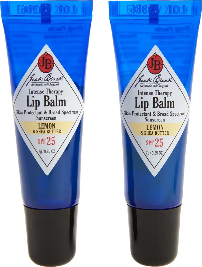 Jack Black Intense Therapy Lip Balm SPF 25 Duo | Nordstrom | Nordstrom