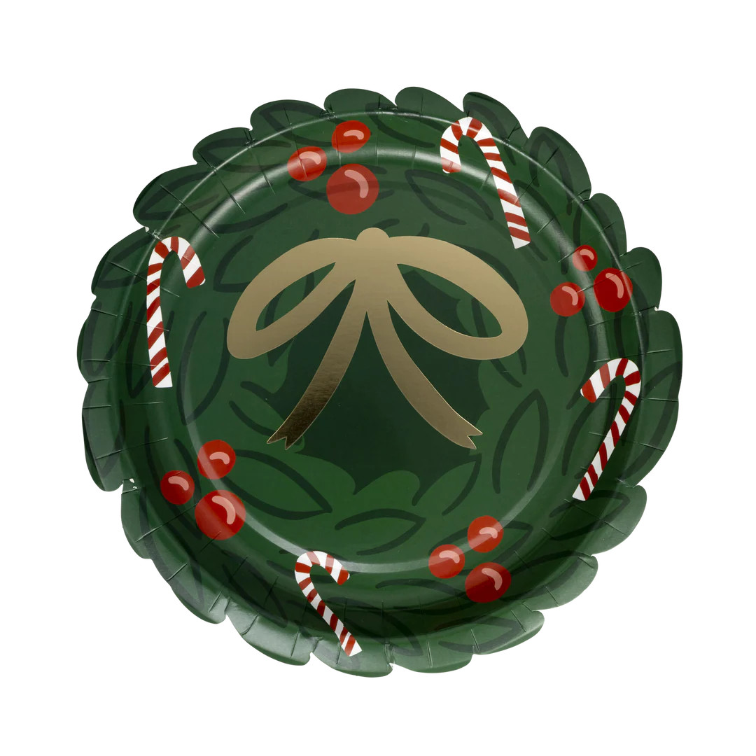 Wreath Shaped Paper Plate | My Mind's Eye