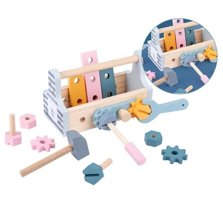 Simulation Wood Repair Tools Kit Toolbox Educational Construction Hand Tool Funny Play Set Toy Creat | Walmart (US)