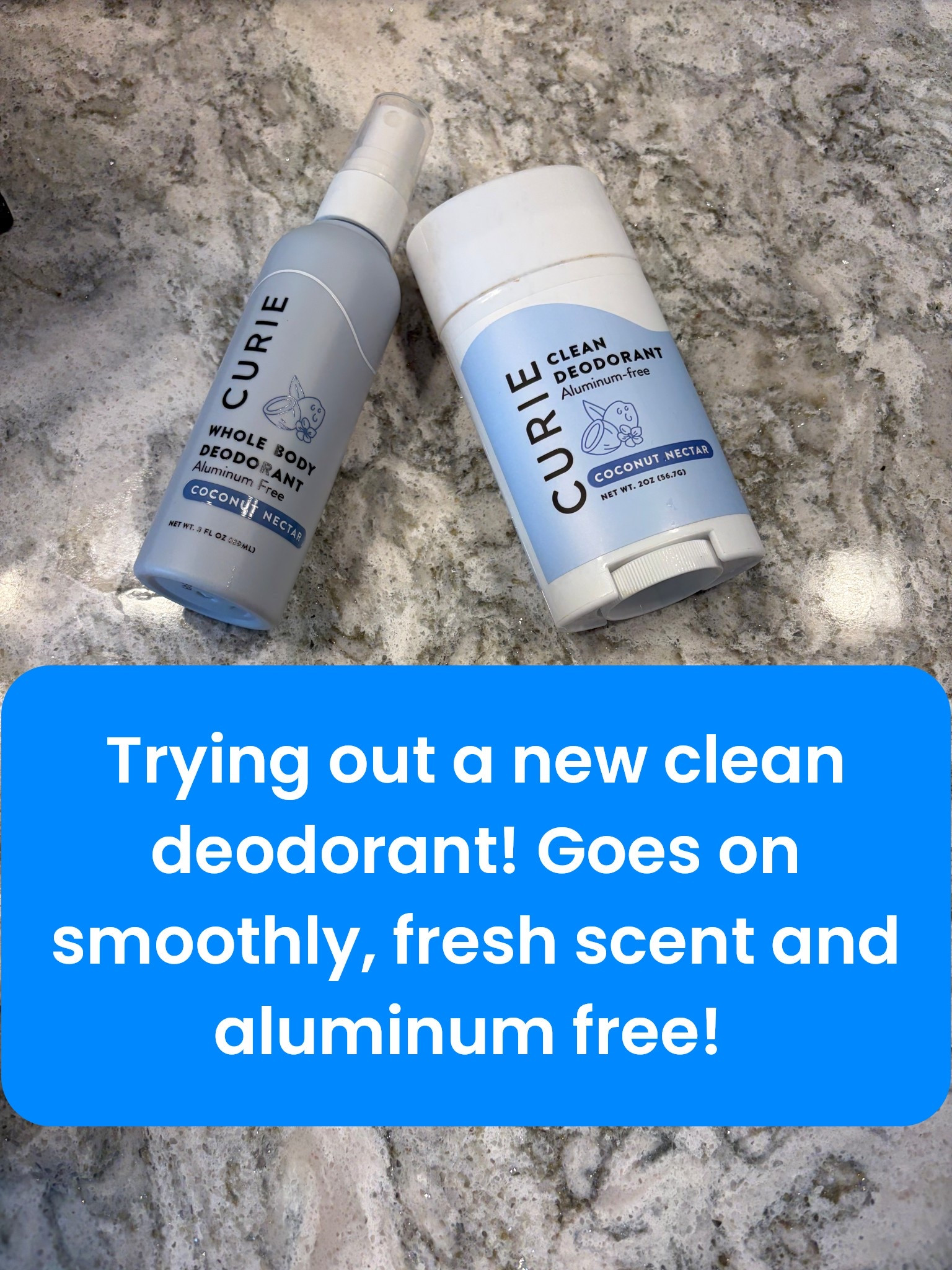 I am trying out a new, clean, deodorant this spring from Curie. I love how it applies and keeps me feeling fresh. Even better is that it is aluminum free! Check it out if you’re looking to make the switch to a low tox deodorant

#LTKmorningroutine #LTKgrwm #LTKActive