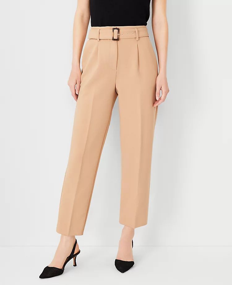 The Belted Taper Pant | Ann Taylor (US)