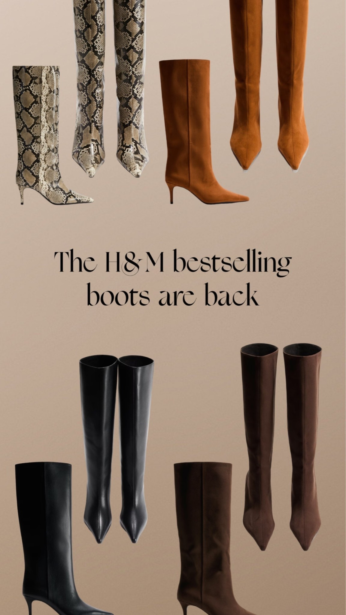 The boots are back