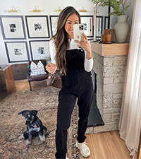 luvamia Women's Casual Stretch Adjustable Denim Bib Overalls Jeans Pants Jumpsuits | Amazon (US)