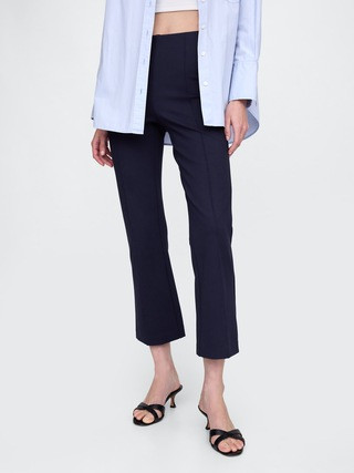 High Rise Double Knit Crop Kick Pants | Gap (US)
