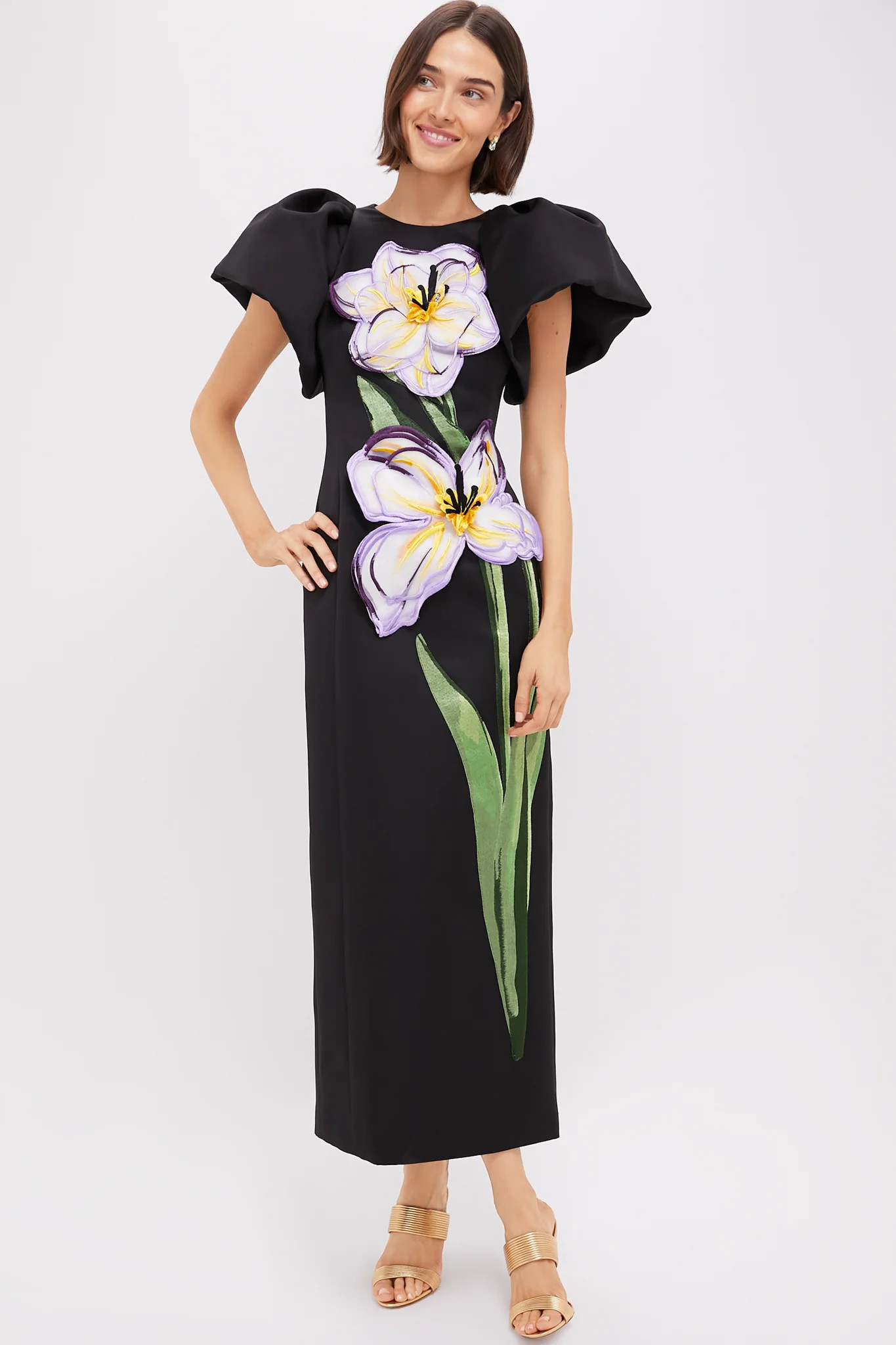 Ebony Iris Print Lucinda Maxi Dress | Tuckernuck (US)