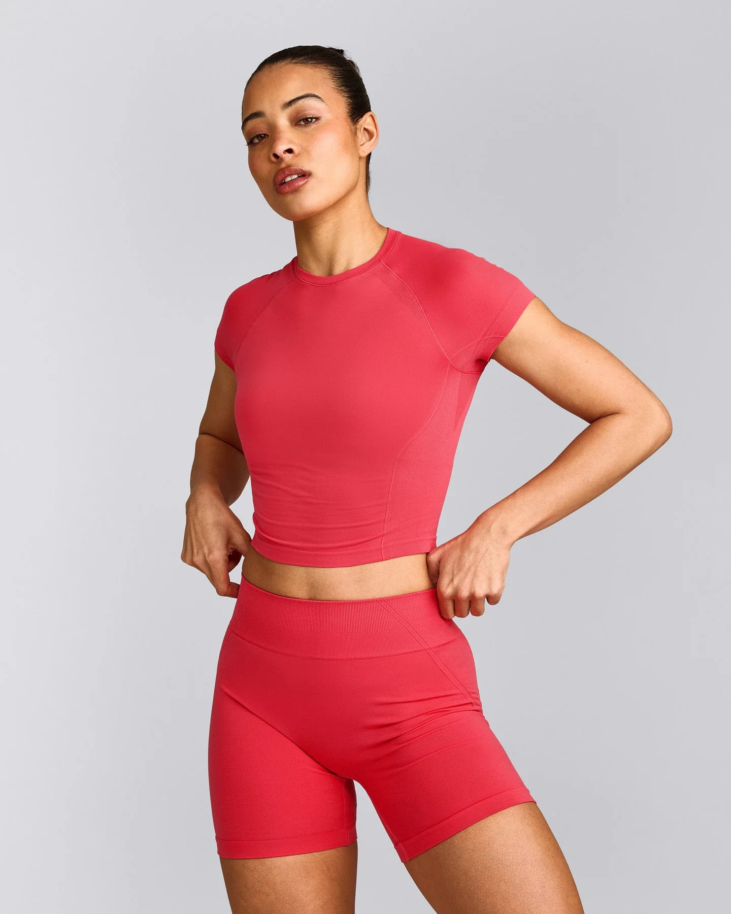 Oner Seamless Fitted Top 
 Light Charged Pink | Oner Active (UK / US)
