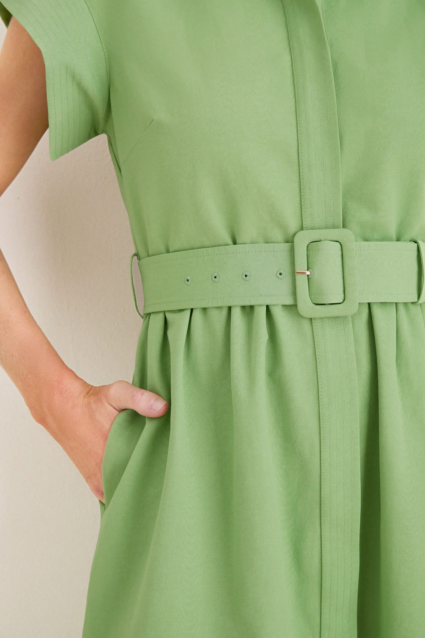Pistachio Chloe Dress | Tuckernuck (US)
