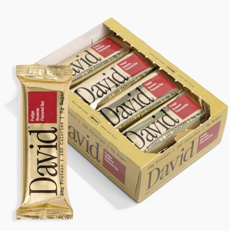 David High Protein Bars, Fudge Brownie - 28g Protein - 12ct | Walmart (US)