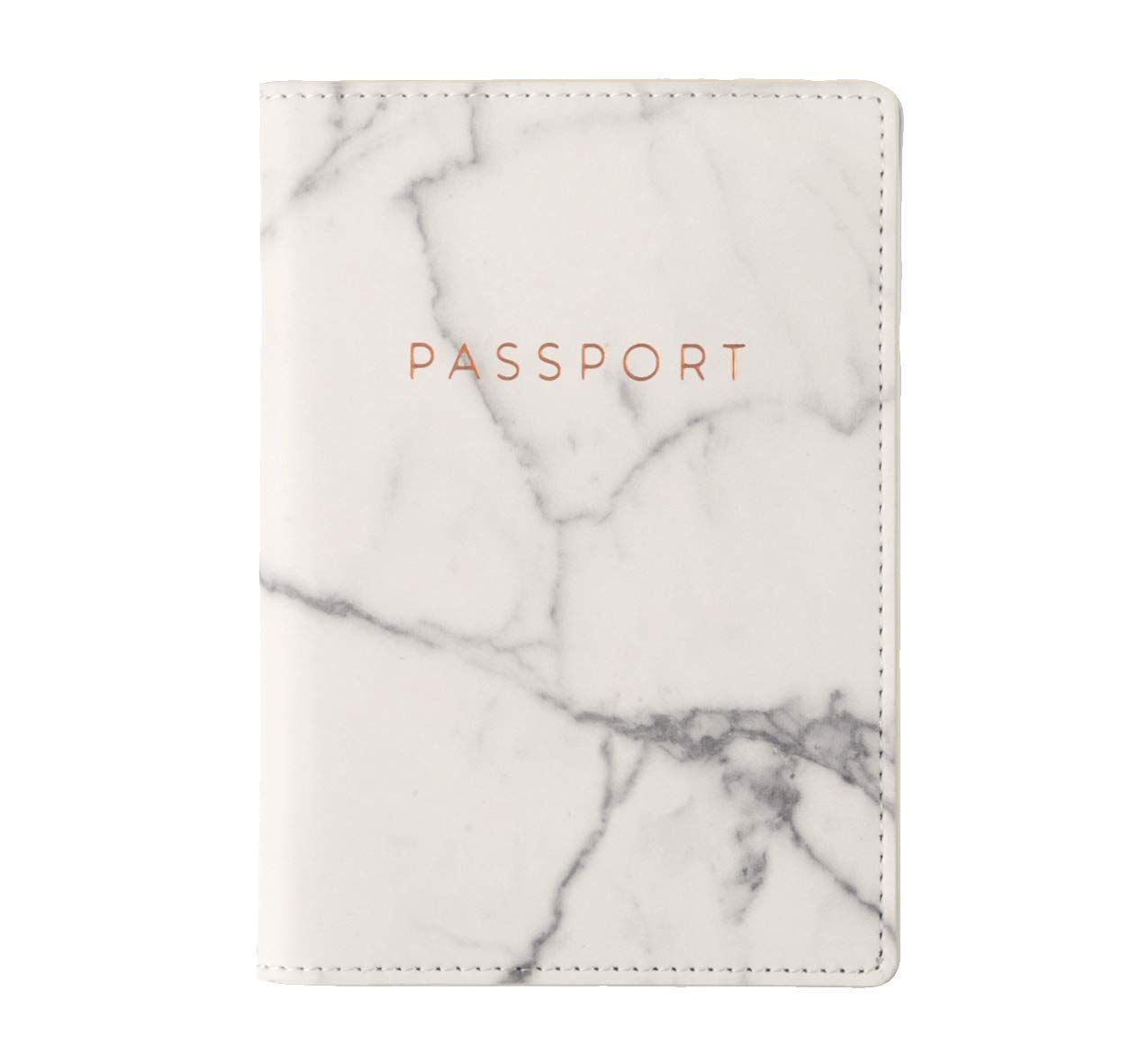 Eccolo World Traveler Travel Passport Cover Case with Storage Pocket, Marble, 6.4X4 | Amazon (US)