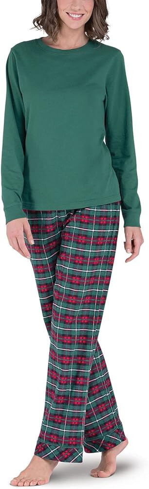 PajamaGram Winter Pajamas For Women - Plaid PJs Flannel Pants | Amazon (US)