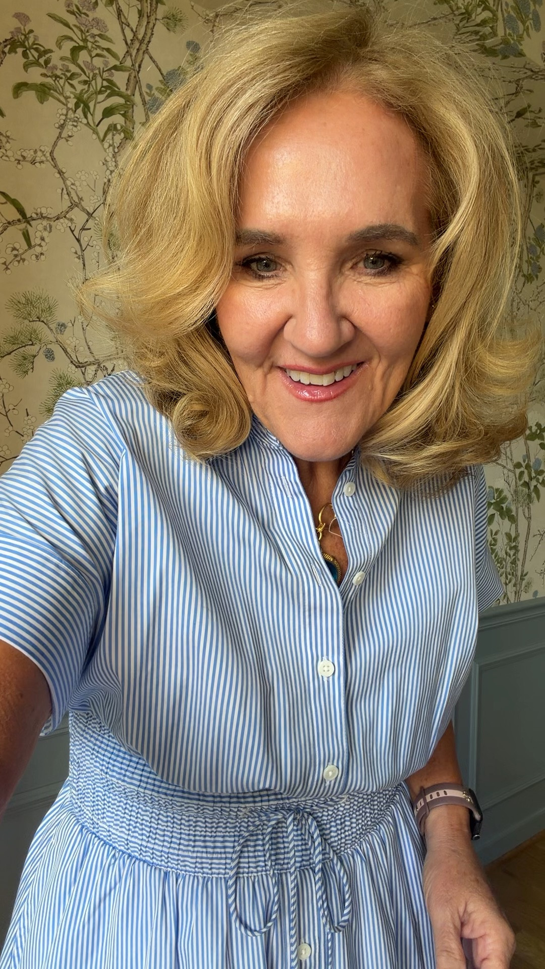 LAST DAY for 15% off Julie Vos sale 
Dress on sale! Wearing a medium 
Air essential crewneck medium 
10% off my bag code NANETTE
I’M LIINKING SEVERAL PIECES ON THE JULIE VOSS SAMPLE SALE, UNFORTUNATELY THIS BEAUTIFUL BLUE IS ONLY AVAILABLE IN THE BRACELET. THE NECKLACE IS AVAILABLE IN BLACK OR A WHITE, WHICH WOULD BE A BEAUTIFUL STATEMENT NECKLACE TO WEAR WITH SO MUCH.

#LTKSaleAlert #LTKOver40 #LTKootd