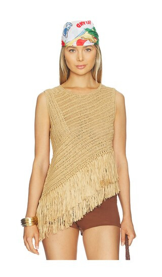 SIMONMILLER Beja Crochet Top in Neutral. - size S | Revolve Clothing (Global)