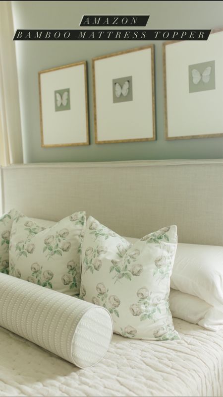 Bamboo bed sheets, bamboo mattress topper, bowood pillows, cream linen upholstered bed 

#LTKFind #LTKunder100 #LTKhome