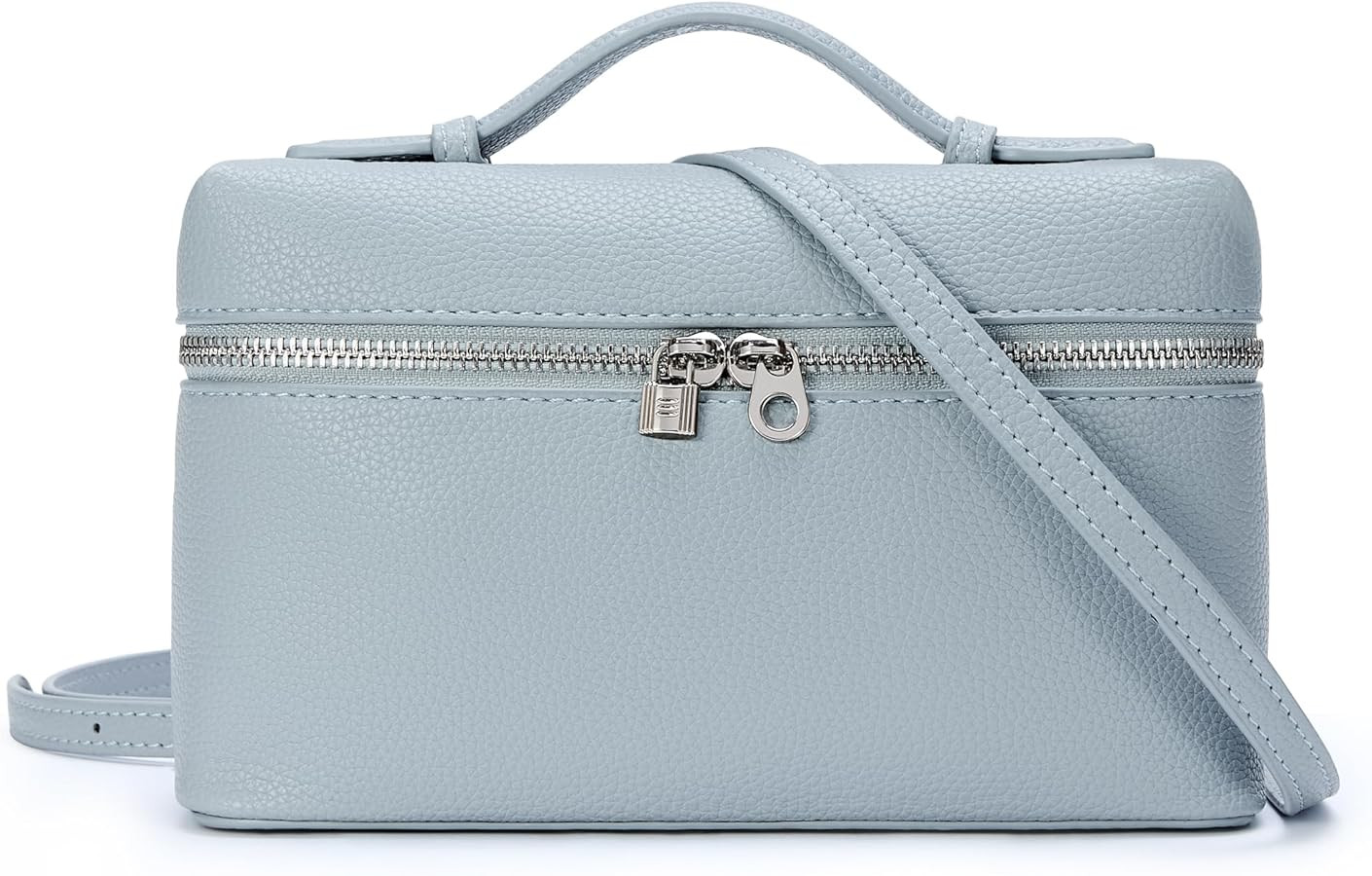 KALIDI Crossbody Bag for Women Small Top-Handle Pouch Designer Shoulder Handbag Quiet Luxury Leat... | Amazon (US)