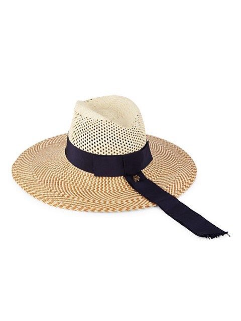 Perforated Bi-Color Panama Gardener Hat | Saks Fifth Avenue