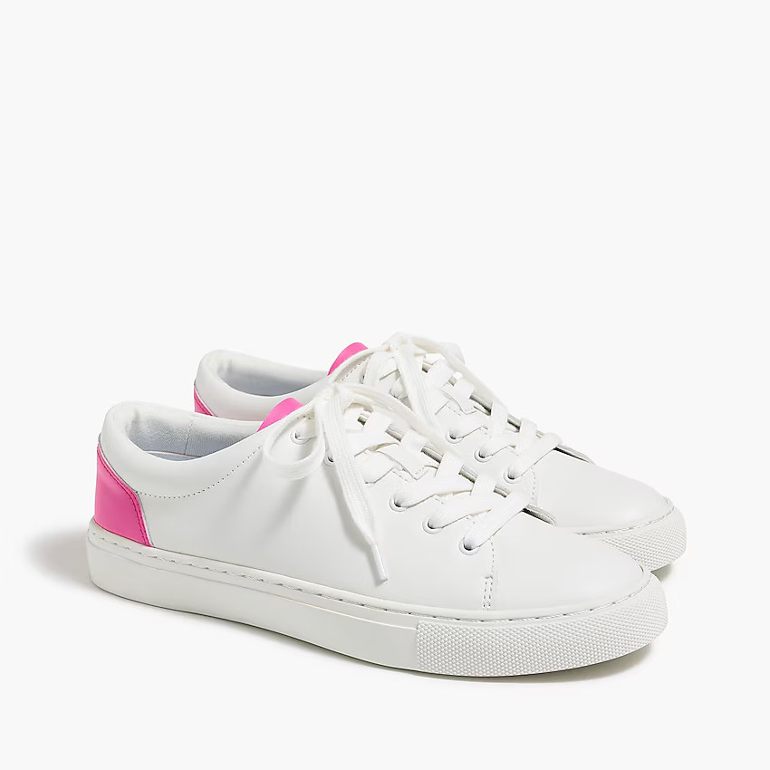 Road trip sneakers with neon trim | J.Crew Factory