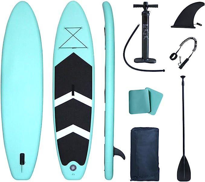 Lucear Inflatable Stand Up Paddle Board (6 inches Thick) with Durable SUP Accessories & Carry Bag... | Amazon (US)