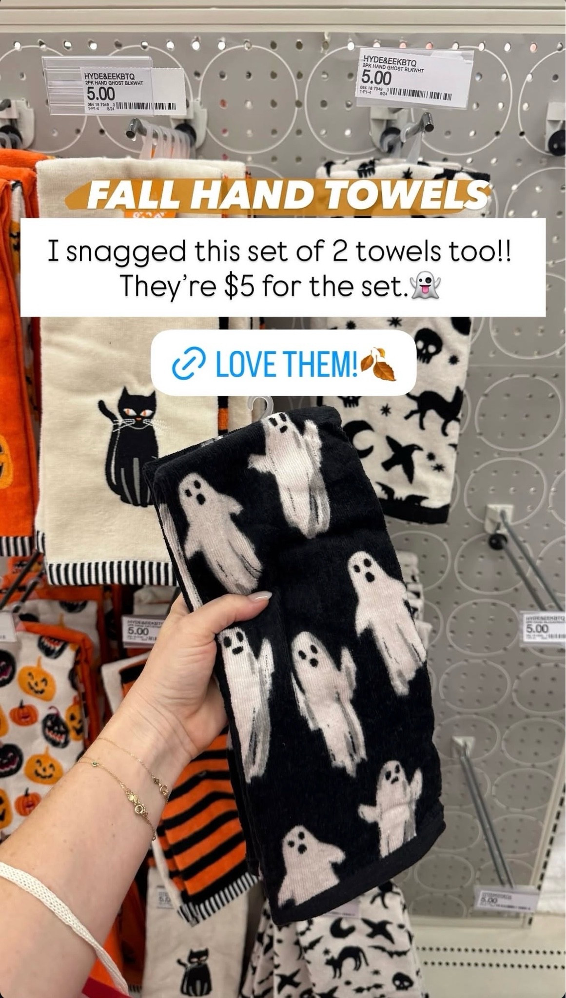 Cutest fall hand towels!!

Halloween home decor
Halloween hand towels 
Target home

#LTKSeasonal #LTKHome