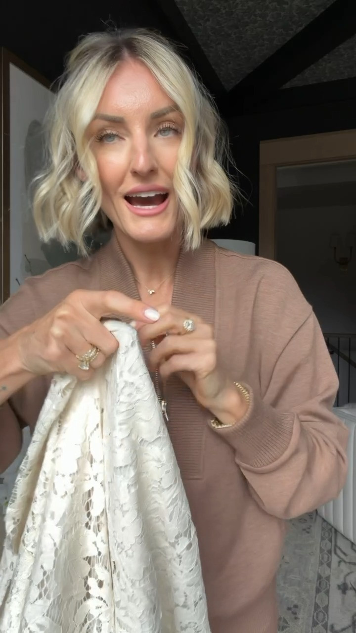 I'm super excited to style this lace jacket! I love that it's lined, so you don't have to worry about what to wear under it!

Loverly Grey, Amazon, lace jacket, fall finds 

 #LTKSeasonal
