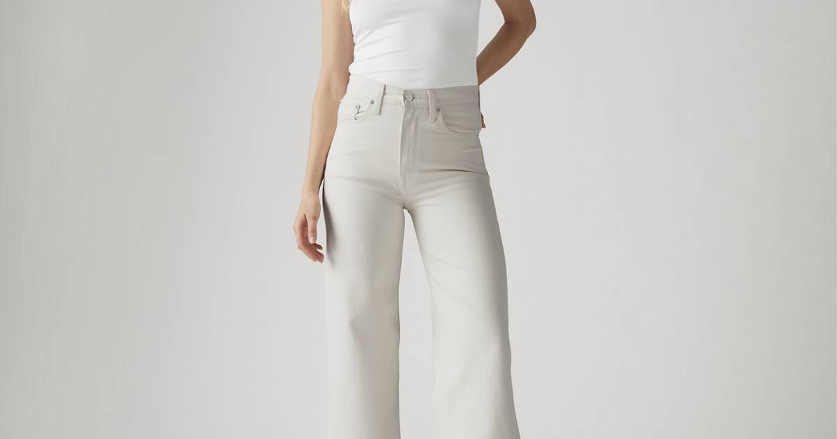 Ribcage Wide Leg Lightweight Trousers | Levi's UK