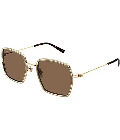 Gucci Women's GG1848S 52mm Square Sunglasses - Beige | Dillard's