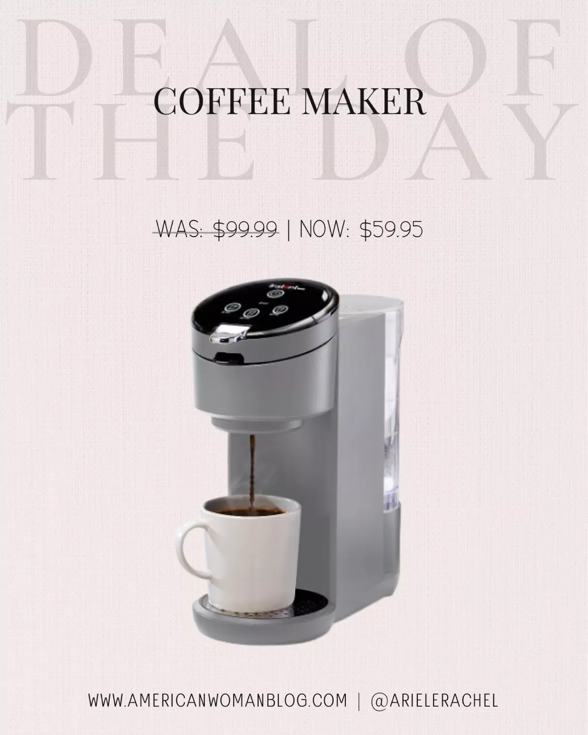  Instant Solo Single Serve Coffee Maker, From the