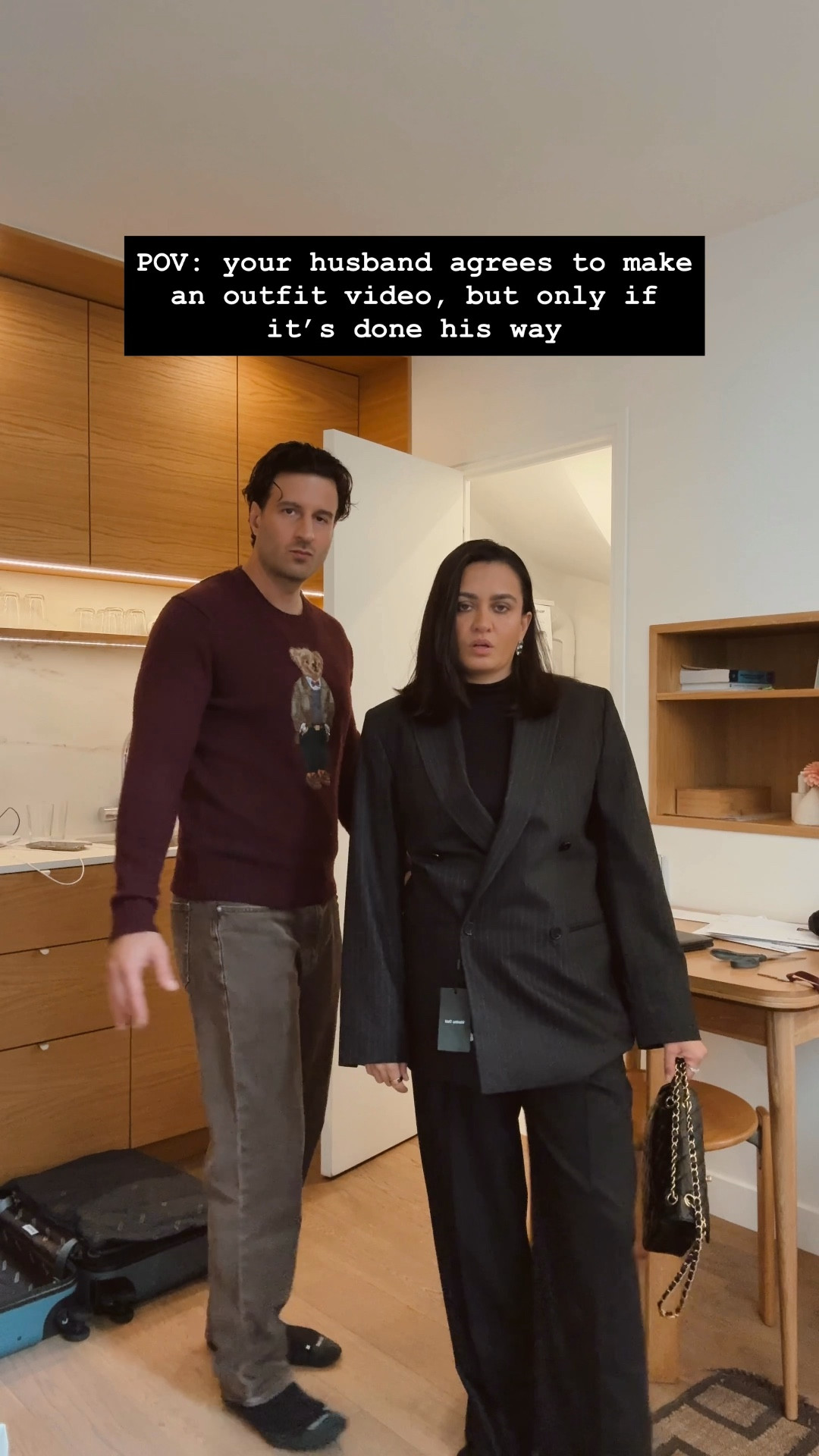 This 100% wool suit is absolutely gorgeous! I wore it for date night and was so comfortable the entire night. It’s chic, classic and guess what?! the pants are elastic! Could it get any better?! Wore this with a Uniqlo turtleneck and it was perfect for a chilly night  

#LTKootd