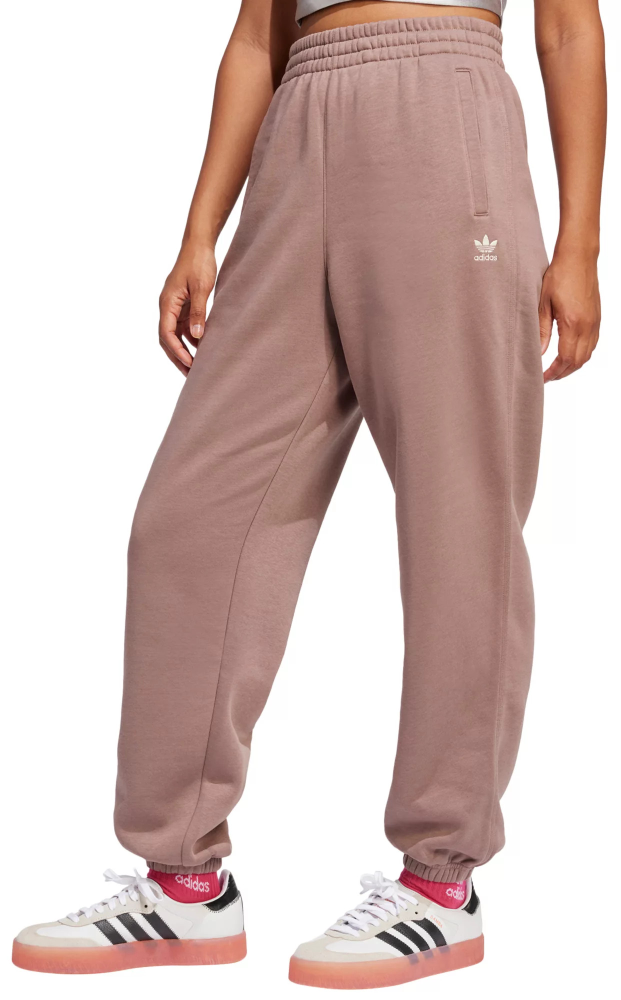 adidas Originals Women's Essentials Fleece Loose Joggers, XL, Trace Brown | DICK'S Sporting Goods