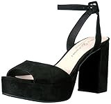 Chinese Laundry Women's Theresa Platform Dress Sandal, Black Suede, 9 M US | Amazon (US)
