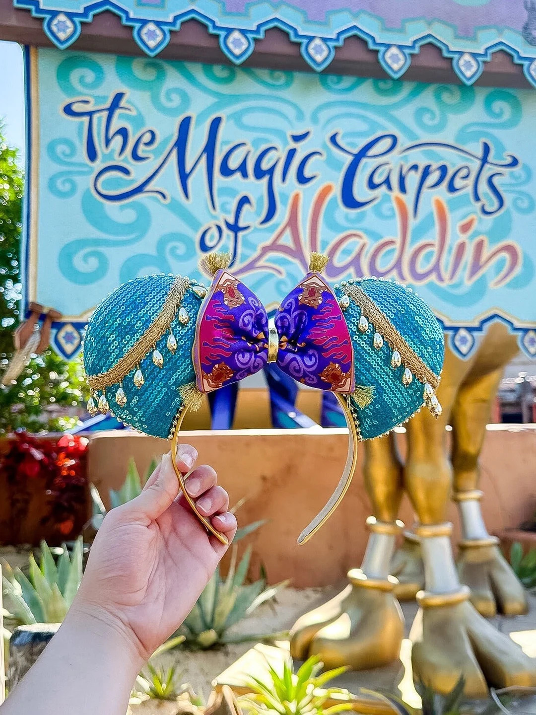 Aladdin Princess Jasmine Inspired Mouse Ears Mickey Ears| Ships in 10-12 Business Days - Etsy | Etsy (US)