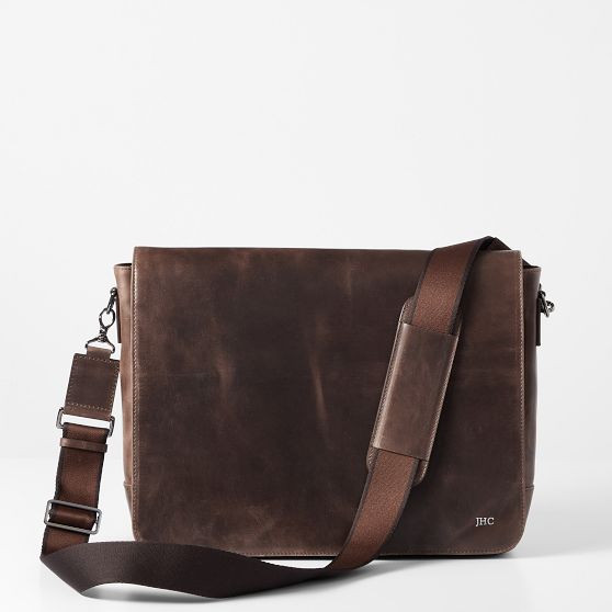 Graham Leather Messenger Bag | Mark and Graham
