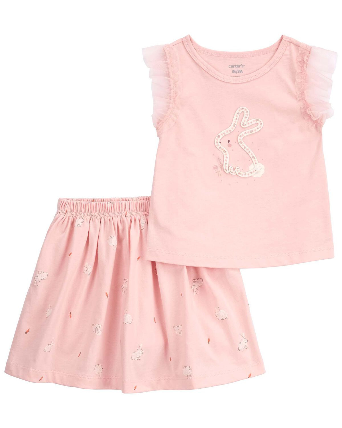 Toddler 2-Piece Bunny Top & Skort Set | Carter's
