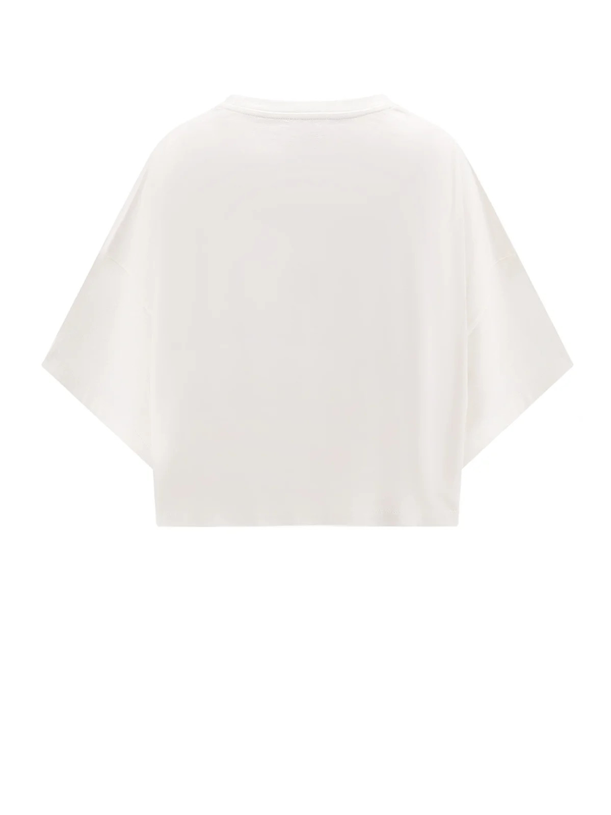 Chloé Logo Printed Cropped T-Shirt | Cettire Global