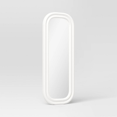 25"x65" Textured Floor Mirror White - Threshold™ | Target