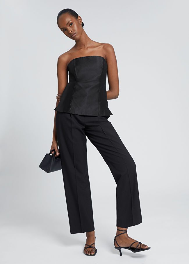 Fitted Mulberry Silk Tube Top | & Other Stories US