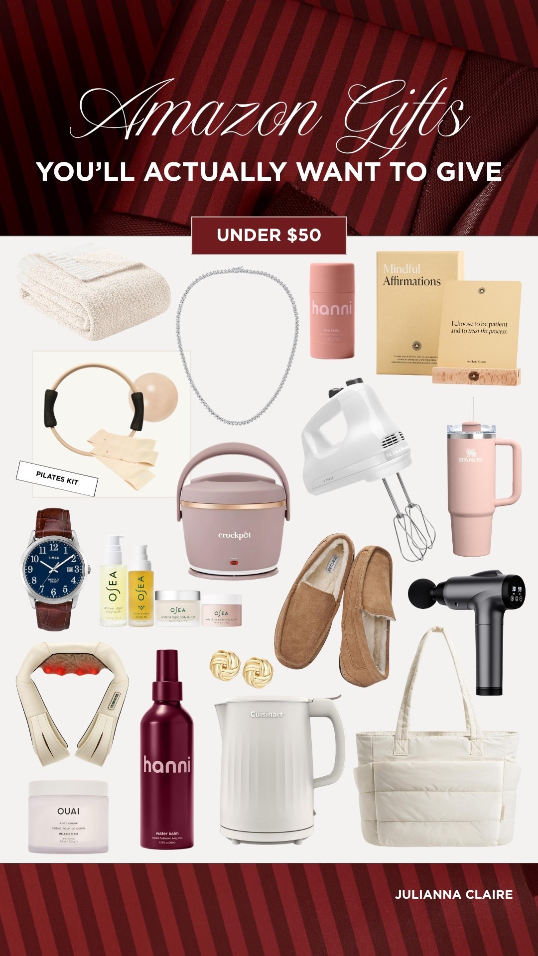 Amazon gift ideas under $50! ✨

#LTKBeauty #LTKGiftGuide #LTKHoliday