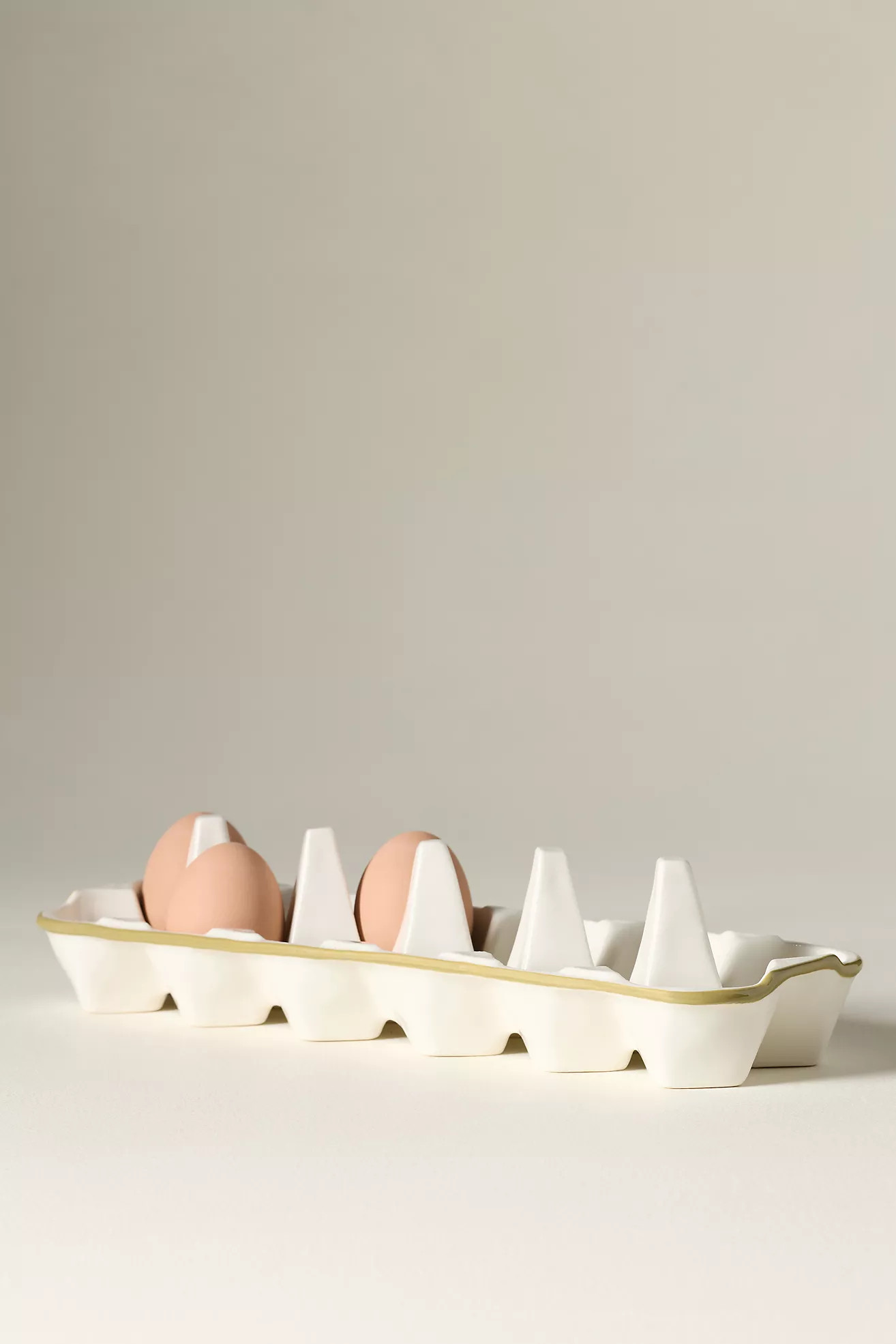 Linnea Stoneware Egg Crate | Anthropologie (US)