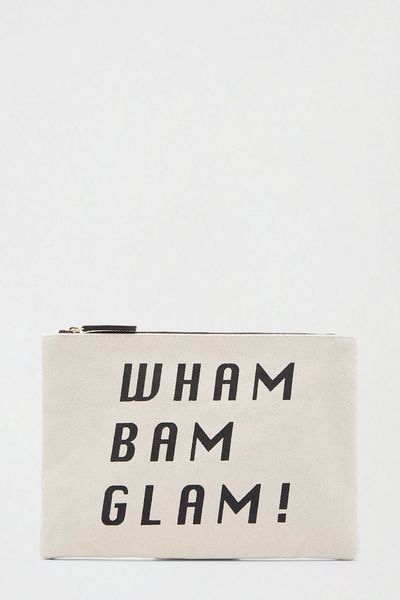 Wham Bam Glam Organic Cotton Pouch | Debenhams UK