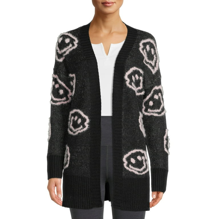 Dreamers by Debut Womens Print Cardigan Long Sleeve Sweater | Walmart (US)