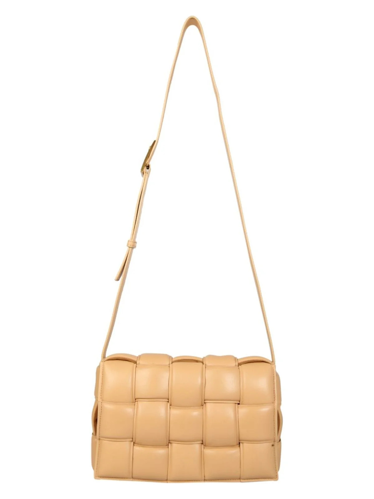 Bottega Veneta Women's Padded Cassette Bag in Beige | Size UNI | 591970 | LOZURI