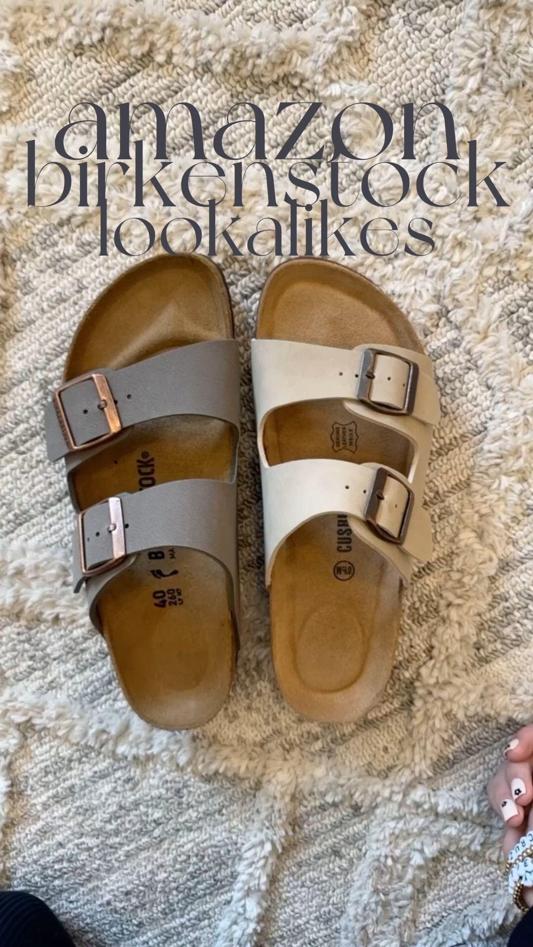Amazon Birkenstock look for less sandals!

#LTKShoeCrush #LTKSaleAlert #LTKStyleTip