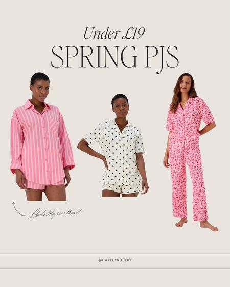 Under £19 spring pjs from Matalan 💕 #spring #pjamas #nightwear 

#LTKfindsunder100 #LTKfindsunder50 #LTKstyletip