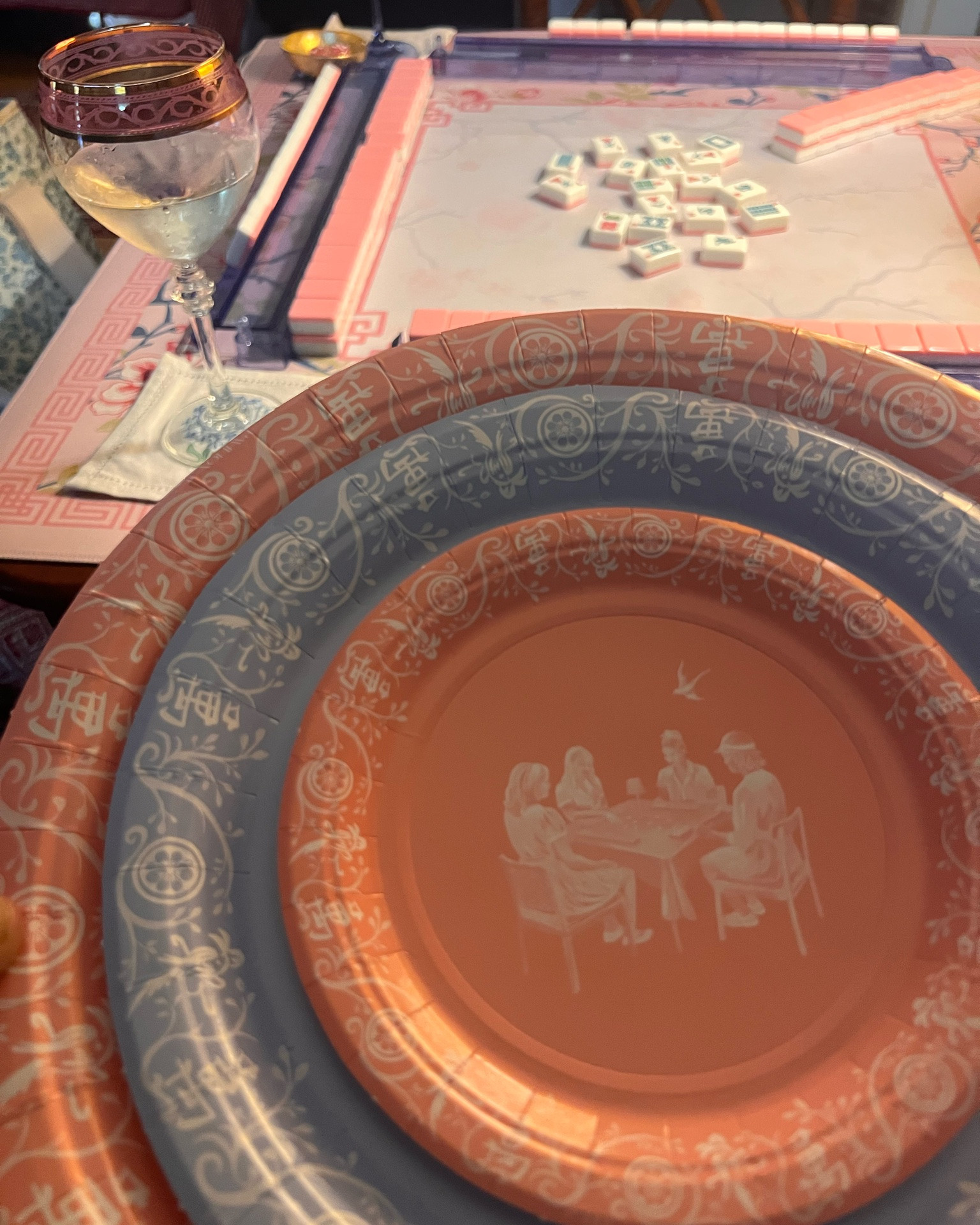 Mahjong night just got even prettier! I’ve been a big fan of @Pavilion Paper for quite some time, admiring their beautiful designs on paper plates that look like jasperware. With the fine china aesthetic, biodegradable design, their newest Mahjong collection is no exception to adding life to your gatherings! Available in dinner, dessert, and canapé sizes in a french blue, pinky peach and light green!! The perfect addition to game night! #mahjong #mahj #paperplates #preppy #gift #tablescape #sponsored #game #partysupply #gamenight #jasperware #hostess #gather

#LTKHome