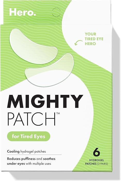 HERO COSMETICS Mighty Patch\u2122 for Tired Eyes Patches - Soothing Hydrogel Patches - Awakens an... | Amazon (US)
