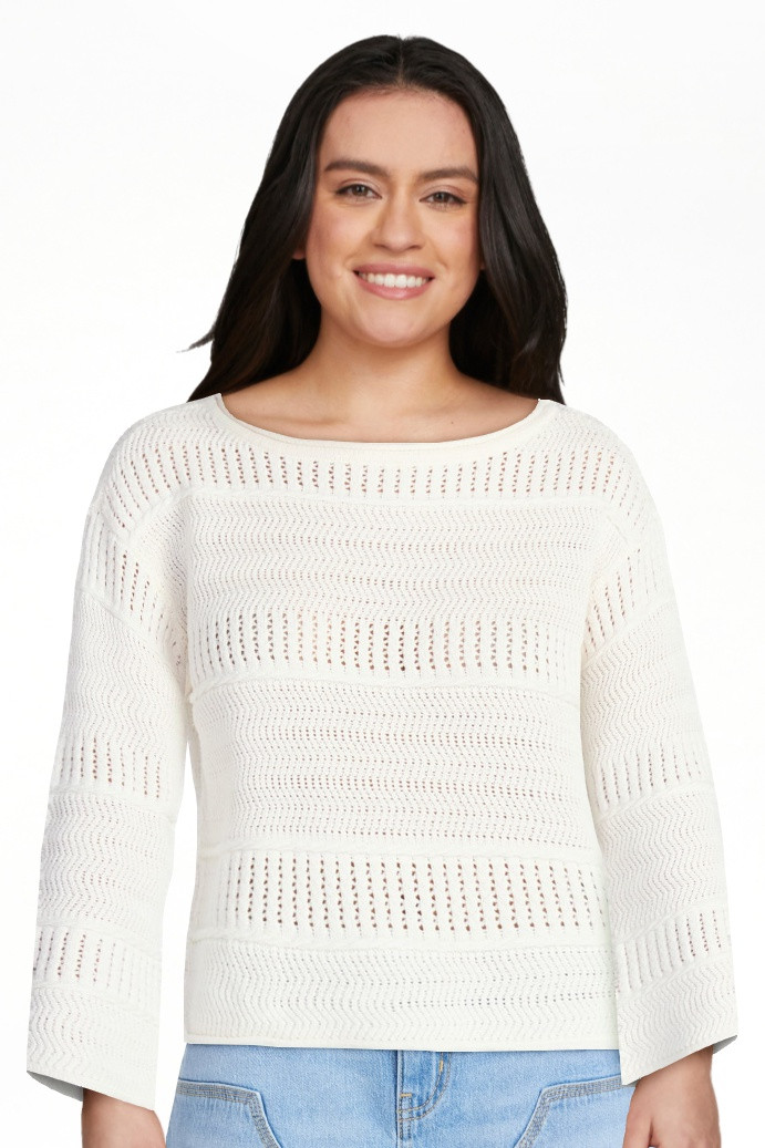 No Boundaries Boat Neck Pullover Sweater, Midweight, Women's XXS-XXL | Walmart (US)