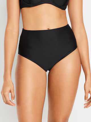 High-Waisted French-Cut Bikini Swim Bottoms | Old Navy (US)